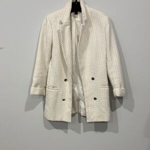 Elegant Cream Women's Coat